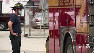 West Palm Beach Fire Department sees spike in COVID-19 cases