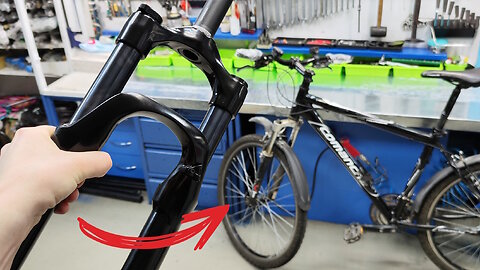 How to upgrade your bike. Replacing your bike fork RockShox | "ASMR"
