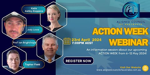 ACA - Action Week Webinar 23rd of April Feat. Topher Field, Jody Lowe & Prof Ian Brighthope