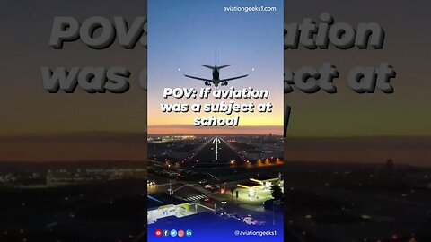Aviation as a Subject?! 🔥✈️ | Aviation Geeks #shorts