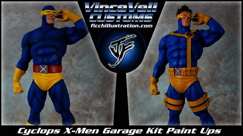 Cyclops X-Men Garage Kit Paint Up Modern & Classic
