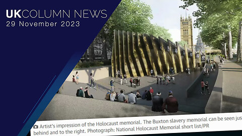 23 Bronze Fins In Westminster For Holocaust Memorial - UK Column News
