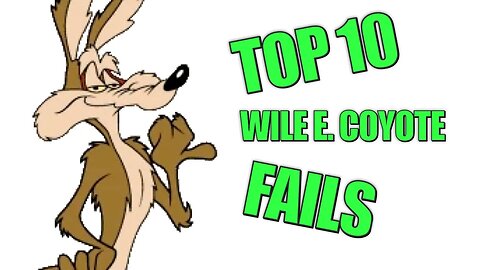 Classic Wile E. Coyote Top Fails | 10 best failures from classic toons #looneytunes #wileecoyote