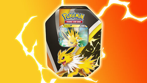 Opening A Jolteon Eevee Evolutions Tin!