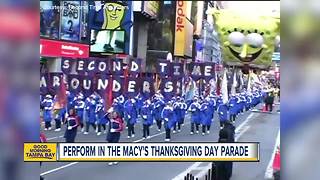 You could perform in the Macy's Thanksgiving Day Parade