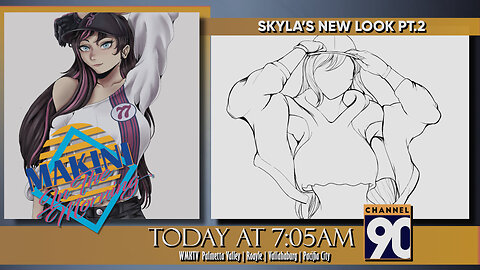 Skyla's Redesign Part 2 - Lines and Flats Oh My! | Makini in the Morning | Episode 77