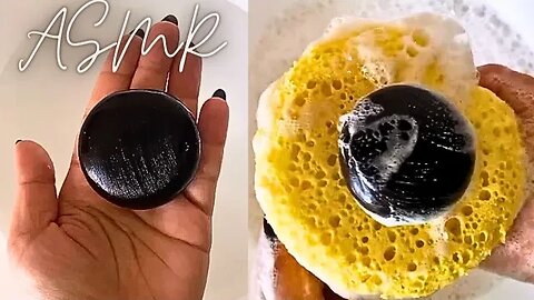 Soaked Soap | Soap + Sponge | Super Satisfying Asmr video #asmr #soakedsoap#oddlysatisfying