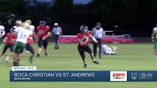 St Andrew's beats Boca Christian in spring game action