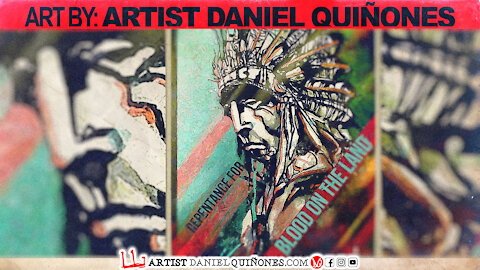 Native American Indian Art | Time-Lapse Drawing & digital art VOL. 2 | - by Artist Daniel Quinones