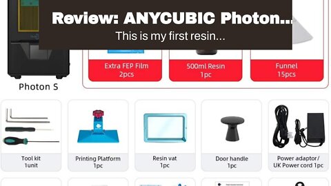 Review: ANYCUBIC Photon Mono X 6K Resin 3D Printer, Large LCD Resin 3D Printer with 9.25'' 6K H...