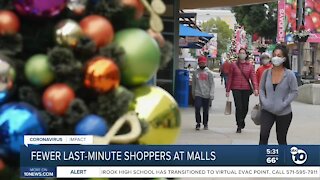 Malls not seeing Christmas Eve rush