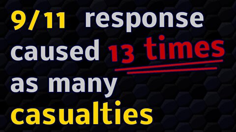 We've had 13 more 9/11s since 9/11