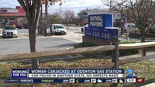 Woman injured in Royal Farms carjacking in Odenton