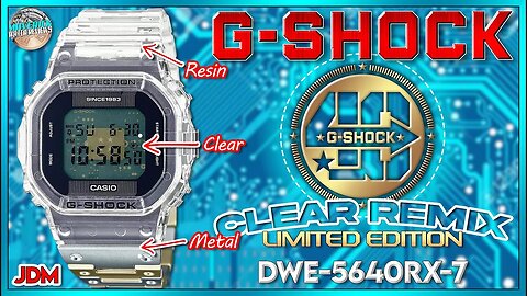 G-Shock Goes Nuts! | G's 40th Anniversary Clear Remix Limited Edition DWE-5640RX-7 Unbox & Review
