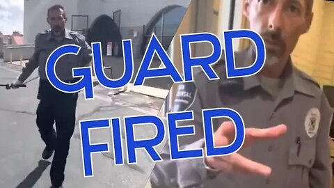 tyrant Allied Security Guard loses it goes crazy doesnt know law first amendment audit fail job loss