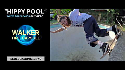 "HIPPY POOL" Skateboarding Issue #2