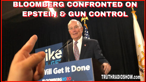 Confronting Michael Bloomberg on His Threats To Disarm Americans & His Jeffrey Epstein Connection