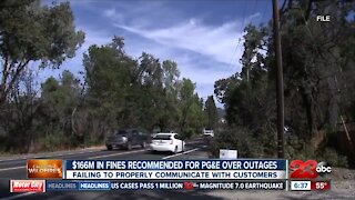$166 million in fines recommended for PG&E over outages