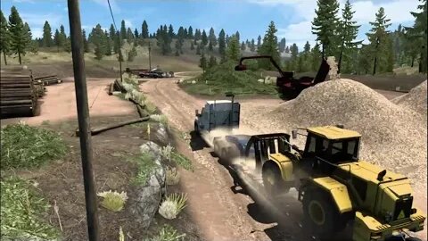 #shorts Moving Loader To The Destination In American Truck Simulator | Truck videos