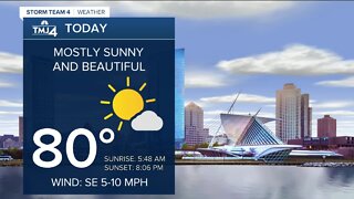 Slightly warmer Thursday; mostly sunny and beautiful