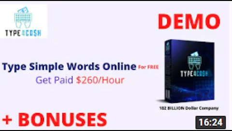 Type4Cash Demo✨Typing Simple Words = Make $200-300 Every Single Hour✨Foolproof WayMMO