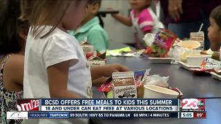 Free Summer meals are being offered to kids in Kern County