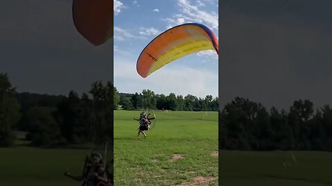 How to Nil Wind Forward inflate and launch #paramotor #flying #paramotoring