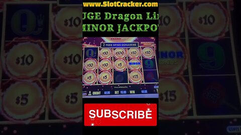 💥Dragon Link Huge Minor Jackpot!💥 #slotfamily #casino #bigwin #jackpot