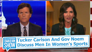 Tucker Carlson And Gov Noem Discuss Men In Women's Sports