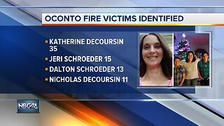 Police identify four who died in Oconto house fire