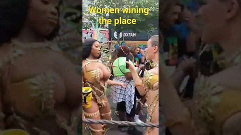 women winning at Notting Hill carnival now #shortsvideo #trendingshorts #nottinghillcarnival2023