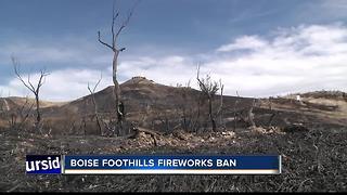 Boise Fire Alert: Fireworks ban in foothills