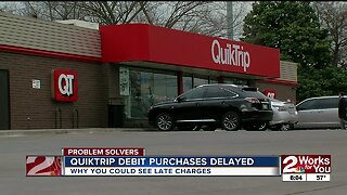 QuikTrip debit purchases delayed