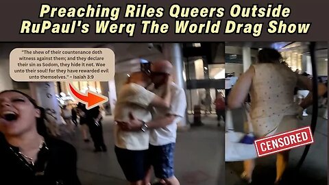 Queers Riled Outside RuPaul Werq The World Drag Event