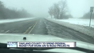 Oakland County officials decide use of $17 million in federal funds for roads in 2022