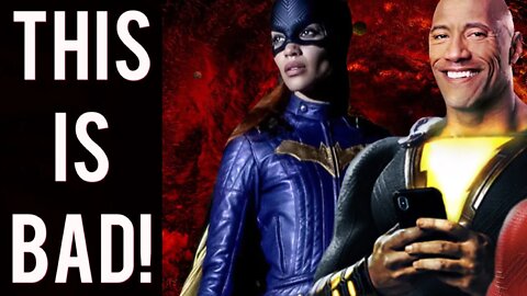 EPIC FAIL! Black Adam movie reviews were the same as canned Batgirl! DCEU disaster gets worse!