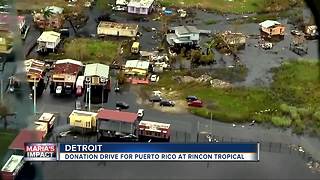 Donation drive for Puerto Rico at Rincon Tropical