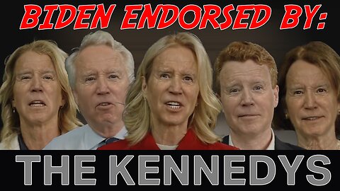 The Kennedy Family Endorses Joe Biden... Why do they all look alike?