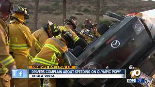 Outrage over 'dangerous' Olympic Pkwy speeding