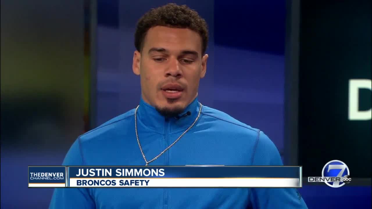 Justin Simmons: staying healthy on & off the field