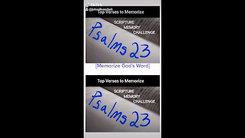 Top Verses To Memorize, Psalms 23