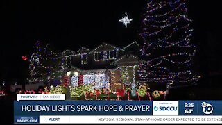 Holiday lights spark hope and prayer