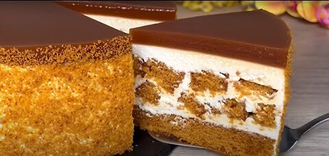 There has never been such a delicious cake! Extremely moist and soft! Caramel cake!