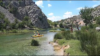 Nature paradise - river Zrmanja canyon - Croatia