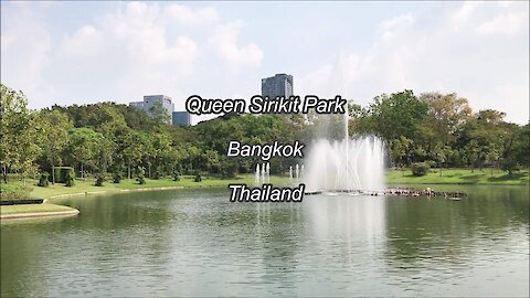 Queen Sirikit park in Bangkok, Thailand