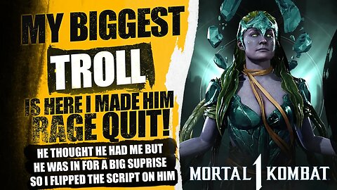 Mortal Kombat 1 Warm Up : My Biggest Troll EVER, I Made Him Rage Quit, He Thought He Was Top Tier!