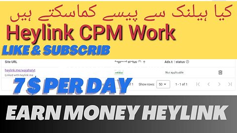 How To Earn Money Heylink Profile Heylink CPM Work Profit or Not