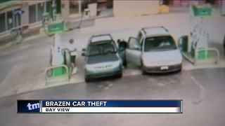 Brazen car theft in Bay View