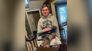 Michigan teen on mission to collect 10,000 pairs of socks and underwear for the homeless