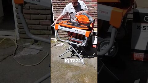 Unboxing, setup IQ TS244 #shorts #IQpowertools #drycut